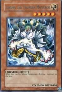 Zaborg the Thunder Monarch (Silver) - Duelist League Promo YuGiOh trading card
