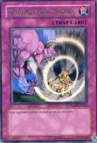 Threatening Roar (Green) - Duelist League Promo YuGiOh trading card