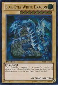 Blue-Eyes White Dragon (UTR) - Starter Deck: Kaiba Reloaded (YSKR) #YSKR-EN001 - Ultimate Rare YuGiOh Trading Card