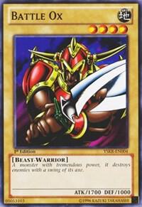 Battle Ox - Starter Deck: Kaiba Reloaded YuGiOh trading card