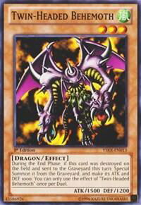 Twin-Headed Behemoth - Starter Deck: Kaiba Reloaded (YSKR) #YSKR-EN013 - Common / Short Print YuGiOh Trading Card