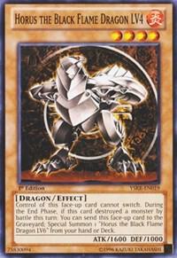 Horus the Black Flame Dragon LV4 - Starter Deck: Kaiba Reloaded YuGiOh trading card