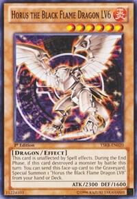 Horus the Black Flame Dragon LV6 - Starter Deck: Kaiba Reloaded YuGiOh trading card