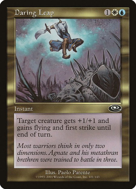 Daring Leap - Planeshift Magic: The Gathering trading card
