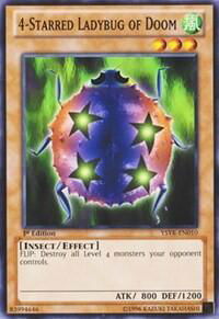 4-Starred Ladybug of Doom - Starter Deck: Yugi Reloaded (YSYR) #YSYR-EN010 - Common / Short Print YuGiOh Trading Card