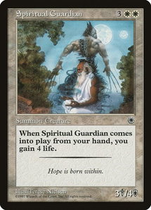 Spiritual Guardian - Portal (POR) #27 - Rare Magic: The Gathering Trading Card
