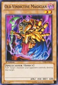 Old Vindictive Magician - Starter Deck: Yugi Reloaded (YSYR) #YSYR-EN014 - Common / Short Print YuGiOh Trading Card