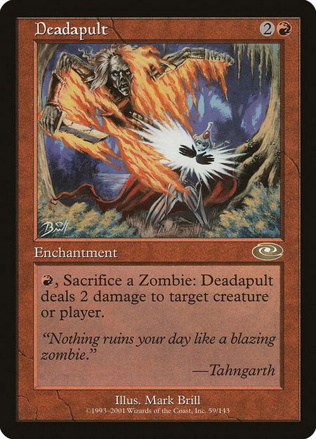 Deadapult - Planeshift Magic: The Gathering trading card