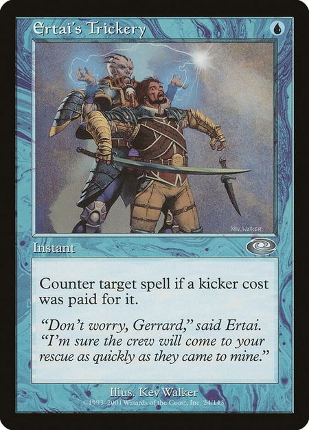 Ertai's Trickery - Planeshift Magic: The Gathering trading card