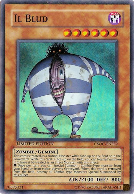 Il Blud trading card from Crossroads of Chaos Il Blud - Crossroads of Chaos YuGiOh trading card