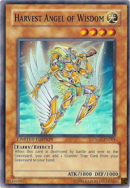 Harvest Angel of Wisdom - Crossroads of Chaos YuGiOh trading card
