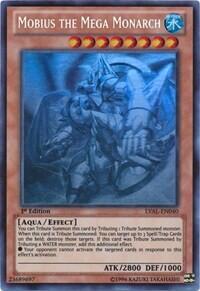 Mobius the Mega Monarch (Ghost Rare) - Legacy of the Valiant (LVAL) #LVAL-EN040 - Ghost Rare YuGiOh Trading Card