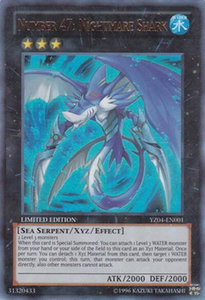 Number 47: Nightmare Shark - Yu-Gi-Oh! ZEXAL Manga Promotional Cards (YZ0#) #YZ04-EN001 - Ultra Rare YuGiOh Trading Card