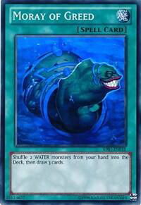Moray of Greed - Astral Pack 1 (AP01) #AP01-EN010 - Super Rare YuGiOh Trading Card