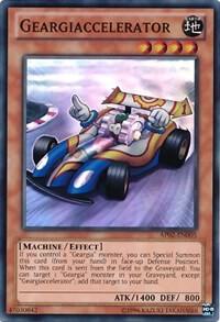 Geargiaccelerator trading card from Astral Pack 2 Geargiaccelerator - Astral Pack 2 YuGiOh trading card