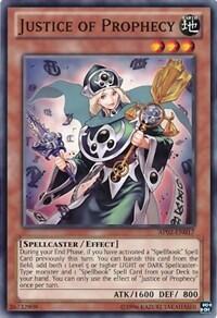 Justice of Prophecy - Astral Pack 2 (AP02) #AP02-EN017 - Common / Short Print YuGiOh Trading Card