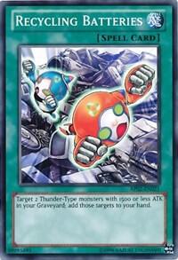 Recycling Batteries trading card from Astral Pack 2 Recycling Batteries - Astral Pack 2 YuGiOh trading card