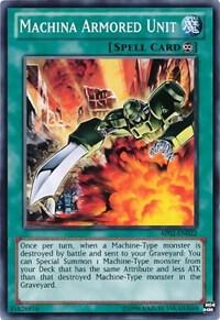 Machina Armored Unit trading card from Astral Pack 2 Machina Armored Unit - Astral Pack 2 YuGiOh trading card