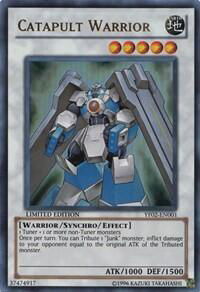 Catapult Warrior - Yu-Gi-Oh! 5D's Manga Promotional Cards  #YF02-EN001 - Ultra Rare YuGiOh Trading Card