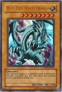 Blue-Eyes White Dragon - Retro Pack (RP01) #RP01-EN001 - Ultra Rare YuGiOh Trading Card