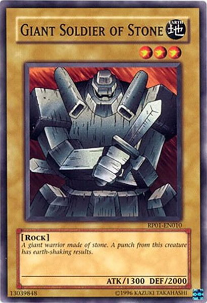 Giant Soldier of Stone trading card from Retro Pack Giant Soldier of Stone - Retro Pack YuGiOh trading card