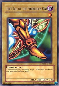 Left Leg of the Forbidden One - Retro Pack (RP01) #RP01-EN018 - Rare YuGiOh Trading Card