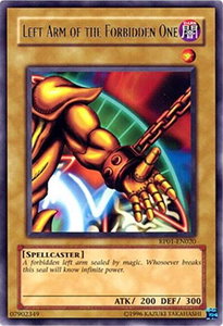 Left Arm of the Forbidden One - Retro Pack (RP01) #RP01-EN020 - Rare YuGiOh Trading Card