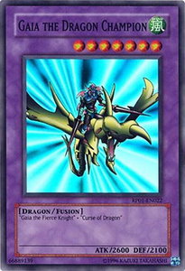 Gaia the Dragon Champion - Retro Pack (RP01) #RP01-EN022 - Super Rare YuGiOh Trading Card
