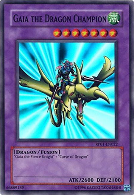 Gaia the Dragon Champion - Retro Pack YuGiOh trading card