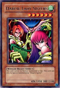 Harpie Lady Sisters - Retro Pack (RP01) #RP01-EN026 - Rare YuGiOh Trading Card