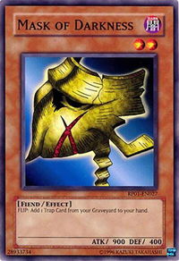 Mask of Darkness - Retro Pack (RP01) #RP01-EN027 - Common / Short Print YuGiOh Trading Card