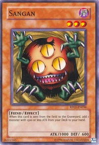 Sangan - Retro Pack (RP01) #RP01-EN036 - Super Rare YuGiOh Trading Card