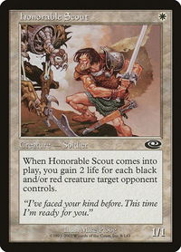 Honorable Scout - Planeshift (PLS) #8 - Common Magic: The Gathering Trading Card