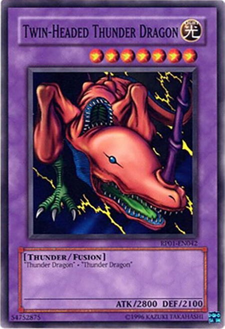 Twin-Headed Thunder Dragon - Retro Pack YuGiOh trading card