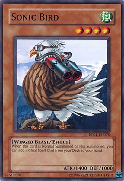 Sonic Bird - Retro Pack YuGiOh trading card