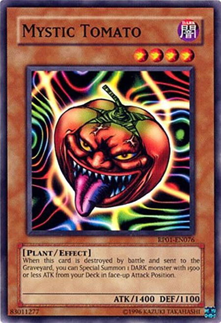 Mystic Tomato - Retro Pack YuGiOh trading card