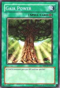Gaia Power - Retro Pack (RP01) #RP01-EN077 - Common / Short Print YuGiOh Trading Card
