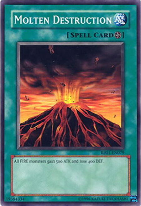 Molten Destruction - Retro Pack YuGiOh trading card