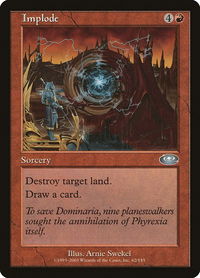 Implode - Planeshift (PLS) #62 - Uncommon Magic: The Gathering Trading Card