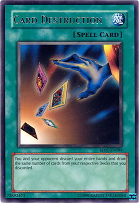 Card Destruction - Retro Pack YuGiOh trading card