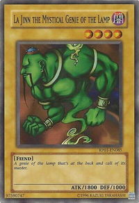 La Jinn the Mystical Genie of the Lamp - Retro Pack (RP01) #RP01-EN085 - Super Rare YuGiOh Trading Card