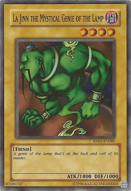 La Jinn the Mystical Genie of the Lamp - Retro Pack YuGiOh trading card