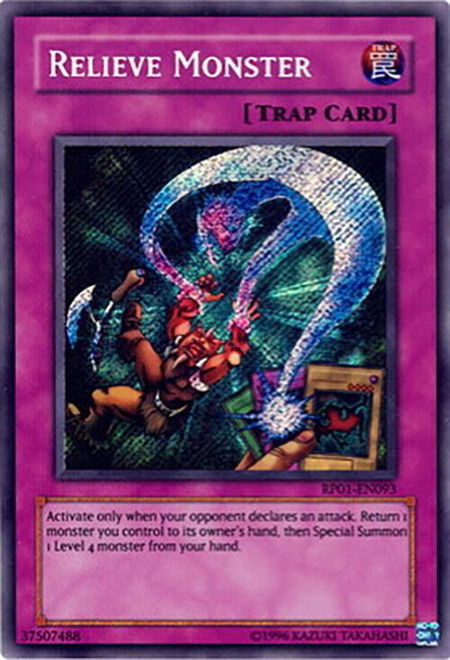 Relieve Monster - Retro Pack YuGiOh trading card