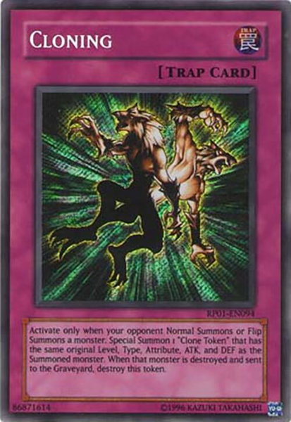 Cloning - Retro Pack YuGiOh trading card