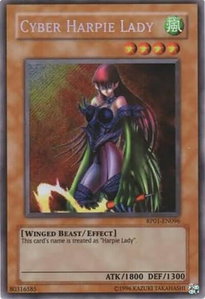Cyber Harpie Lady - Retro Pack (RP01) #RP01-EN096 - Secret Rare YuGiOh Trading Card