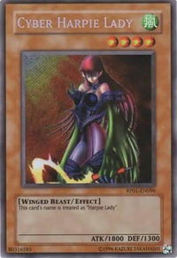 Cyber Harpie Lady - Retro Pack (RP01) #RP01-EN096 - Secret Rare YuGiOh Trading Card