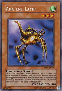 Ancient Lamp - Retro Pack (RP01) #RP01-EN100 - Secret Rare YuGiOh Trading Card