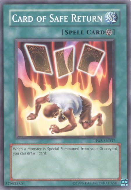 Card of Safe Return - Retro Pack 2 YuGiOh trading card