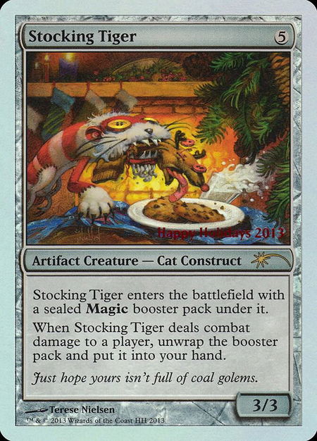 Stocking Tiger - Special Occasion Magic: The Gathering trading card