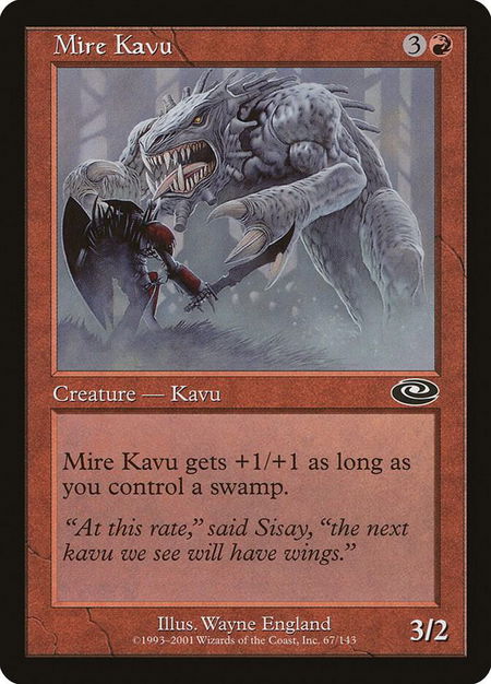 Mire Kavu - Planeshift Magic: The Gathering trading card